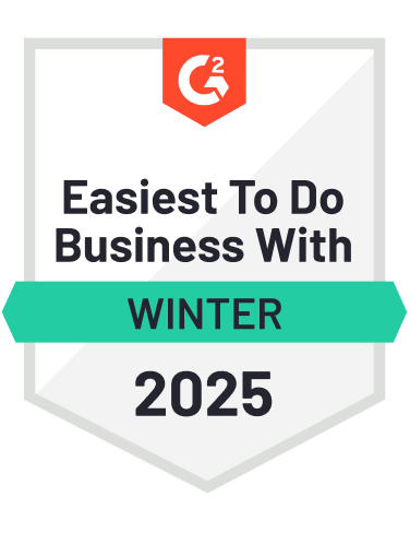 G2 Easiest to do Business With ABM Reporting 2025